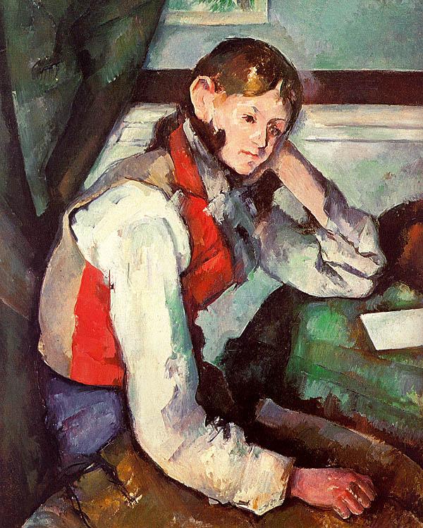 Paul Cezanne Boy in a Red Waistcoat